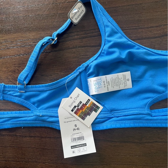 NWT Blue Bikini Top - Small - Picture 4 of 13
